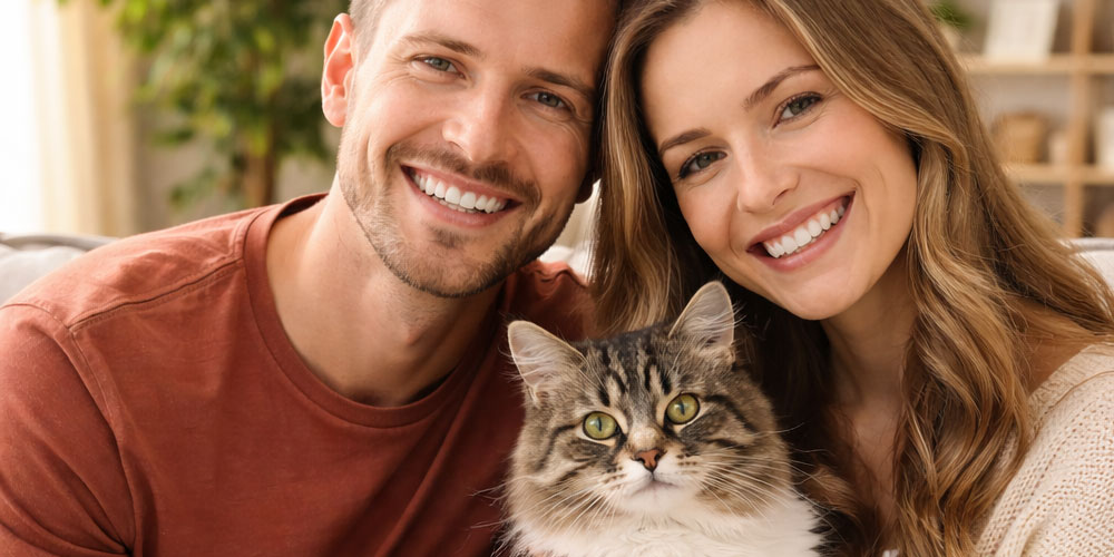 Chat se reposant sur un canapé